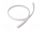 NEON LED tape | white cold | LED/m: 120 | 10mm | IP65 | 9.6W/m | Thk: 23mm