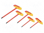 Screwdriver: insulated-set | insulated | hex key | Material: steel