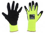 Protective gloves | Size: 11,XXL | green (light) | polyester | Opty