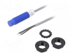 Sensor: inductive | OUT: PNP / NO | 0&divide;4mm | 10&divide;30VDC | M12 | 2m | IP66