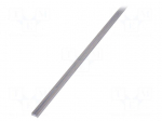 Heatsink: extruded | grilled | SOT32,TO126,TO220 | natural | L: 1000mm