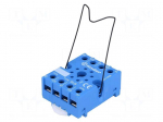 Socket | PIN: 8 | 10A | 250VAC | for DIN rail mounting | -40&divide;70&deg;C | octal