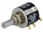 Potentiometer: shaft | multiturn | 500&Omega; | 2W | &plusmn;5% | 6.35mm | &Oslash;22.22x19mm