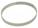 Timing belt | T5 | W: 16mm | H: 2.2mm | Lw: 410mm | Tooth height: 1.2mm