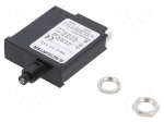 Circuit breaker | Urated: 240VAC | 28VDC | 0.5A | SPST | Poles: 1 | screw