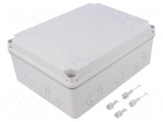 Enclosure: junction box | X: 185mm | Y: 245mm | Z: 95mm