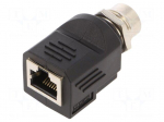 Adapter | D code | IP20,IP68 | 1.76A | 60VDC | 7000 Power | RJ45 | plug