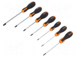 Screwdriver: universal-set | hex key | EVOX | 7pcs.
