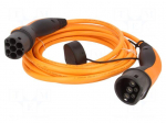 EMobility: cable | 1x0.5mm2,3x6mm2 | 250VAC | 7.4kW | IP55 | 7m | 32A