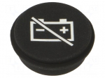 Button | round | &Oslash;21mm | black | 09