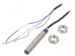 Sensor: inductive | OUT: NPN / NO | 0&divide;2.5mm | 12&divide;24VDC | M8 | 2m | IP68