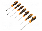 Screwdriver: universal-set | Phillips,slot | BETAGRIP | 7pcs.