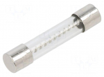Fuse: fuse | 15A | 32VAC | time-lag | cylindrical,glass | 6.3x32mm | MDL