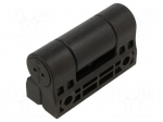 Hinge | Width: 55mm | technopolymer PA | black | H: 67mm