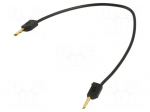 Test lead | 60VDC | 30VAC | 10A | non-insulated | Len: 0.15m | black