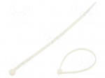 Cable tie | L: 200mm | W: 4.8mm | natural | polyamide | 220N | 100pcs.