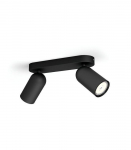 PHILIPS PONGEE bar/tube black 2xNW gaismeklis