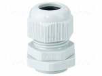 Cable gland | PG16 | IP65 | polyamide | light grey