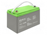 Re-battery: lead-gel | GEL | 12V | 100Ah | maintenance-free | 20A