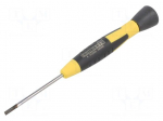 Screwdriver: precision | slot | 2x0.4mm | Blade length: 50mm | ESD