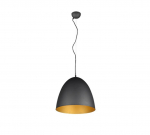 Trio Tilda piekarama lampa 40 cm E27 matt black/gold brushed steel R30661980 4017807522389