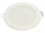 Lamp: LED downlight | 8W | 230VAC | neutral white | 110&deg; | 4000K | IP20