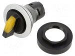 Switch: rotary | 22mm | Stabl.pos: 1 | depending on the holder | IP65