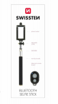 Swissten Bluetooth Selfie Stick For Mobile Phones and Cameras With Remote Control