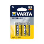 Patareisid, akusid ja laadijaid // AA, AAA ja muud suurused patareid, laadijad &ndash; saadaval tellimiseks // Bateria VARTA R14 SUPERLIFE 2szt./bl.