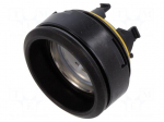 Button holder | 22mm | 84 | &Oslash;22.5mm | IP67 | Face dim: &Oslash;25mm | Body: black