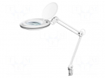 Desk magnifier | with backlight | 3dpt | &Oslash;127mm | Illumination: LED