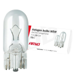 Autolambid, Mootorratta ja traktori valgustid // Auto LED-pirnid ja komplektid // Żar&oacute;wki halogenowe w5w t10 5w w2.1x9.5d 12v 10szt. (e8) amio-01483