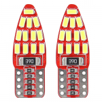 Autolambid, Mootorratta ja traktori valgustid // Auto LED-pirnid ja komplektid // Żar&oacute;wki led canbus 24smd 3014 t10e w5w boczne white 12v amio-01285