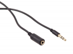 Koaksiaalv&otilde;rgud // HDMI, DVI, AUDIO &uuml;henduskaablid ja tarvikud // MCTV-819 42203 Przew&oacute;d jack 3.5mm wtyk-gniazdo 2m czarny