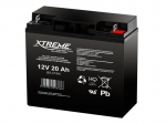Patareid, akud, toiteplokid ja adapterid // Battery 12В, 6В, 4В pliihappega suletud AGM VRLA // 82-218# Akumulator żelowy 12v 20ah xtreme 183x165x72_5