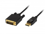 TV, SAT, HDMI, DVI kaablid ja tarvikud // HDMI, DVI, AUDIO &uuml;henduskaablid ja tarvikud // 92-029# Przyłącze display port-dvi 1,8m