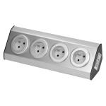 T&ouml;&ouml;riistad ja m&otilde;&otilde;teseadmed // Uued tooted t&ouml;&ouml;riistade, tarvikute kategoorias // Gniazdo meblowe kuchenne 4x2P+Z, 16A, montaż na rzepy, INOX