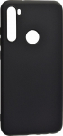 Back panel cover Evelatus Xiaomi Xiaomi Redmi Note 8 / Redmi Note 8 2021 Soft Touch Silicone Case with Strap Black