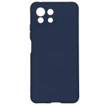 Back panel cover Evelatus Xiaomi Mi 11 Lite/11 Lite 5G/11 Lite 5G NE Nano Silicone Case Soft Touch TPU Blue