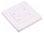 Switch | ZigBee&reg; 3.0 | plaster embedded | No.of butt: 4 | white