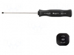 Screwdriver: standard | slot | 4x0.8mm | ESD | Blade length: 100mm