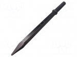 Pointed chisel | for concrete | L: 400mm | Socket size: 32&divide;152mm