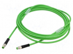 Cable: for sensors/automation | M8 | PIN: 4 | 5m | 60VDC | 50VAC | 1.5A