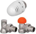 Set of radiator thermostats 1/2", angle V762468 HE