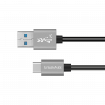 Mobiiltelefonid ja tarvikud // Telefoni tarvikud // Kabel USB - USB typu C 10 Gbps 1 m Kruger&Matz Basic