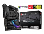 Motherboard for AMD processors MSI  Mainboard||AMD B550|SAM4|ATX|2xPCI-Express 3.0 1x|1xPCI-Express 3.0 4x|2xM.2|1xPCI-Express 4.0 1x|Memory DDR4|Memory slots 4|1xHDMI|1xDisplayPort|2xAudio-In|3xAudio-Out|4xUSB 2.0|1xUSB type C|3xUSB 3.2|1xPS/2|1xOptical