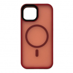 Back panel cover Connect Apple iPhone 15 Hybrid Case With Magnetic PC+TPU Red