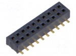 Connector: pin strips | socket | female | PIN: 20 | vertical | SMT | 2x10