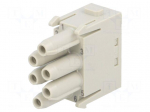 Connector: HDC | module | female | 16A | 830V | Han-Modular&reg; | PIN: 6