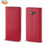 TakeMe Smart Magnetic Fix Book Case without clip Samsung Galaxy S21 (G991B) Red